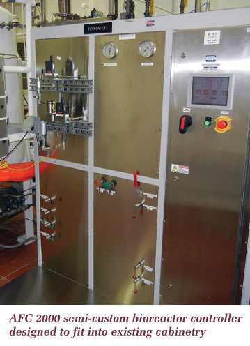 AFC 2000 Semi-custom bioreactor controller designed to fit existing cabinetry