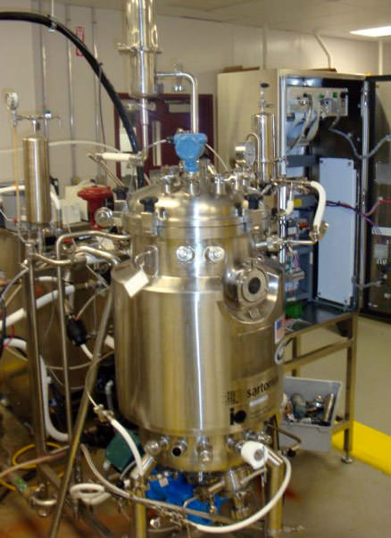 Sartorius bioreactor used in biotechnology process development