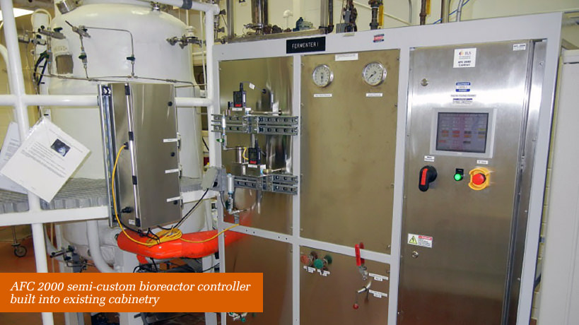 Pharmaceutical bioprocess control system case study, new control unit in cabinet