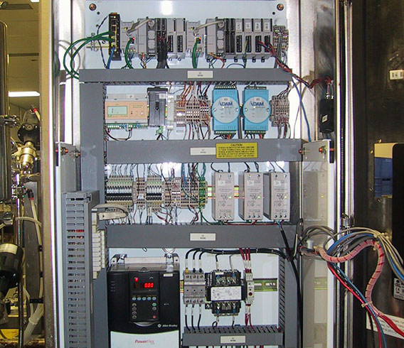 process control equipment, inside of cabinet, new hardware