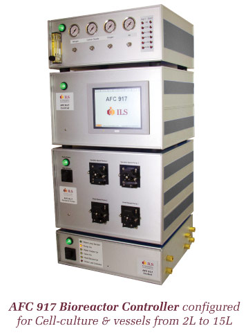AFC 917 bioreactor controller for cell-culture and vessels from 2L to 15L