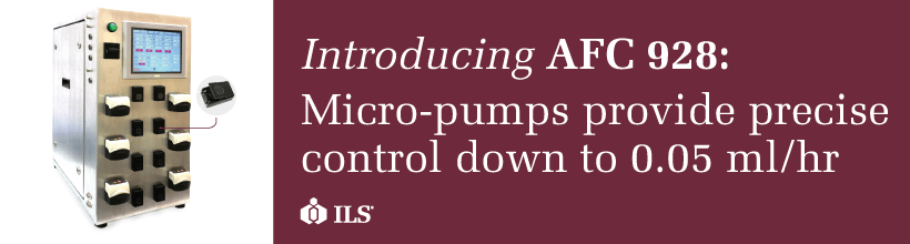 ILS introduces AFC 928 bioreactor control system for low flow applications