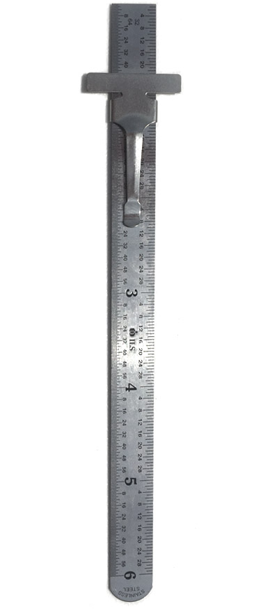 Request your free 6 inch steel pocket ruler
