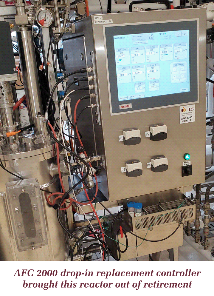 AFC 2000 drop-in replacement bioreactor controller for Sartorius stainless steel reactors up to 40L